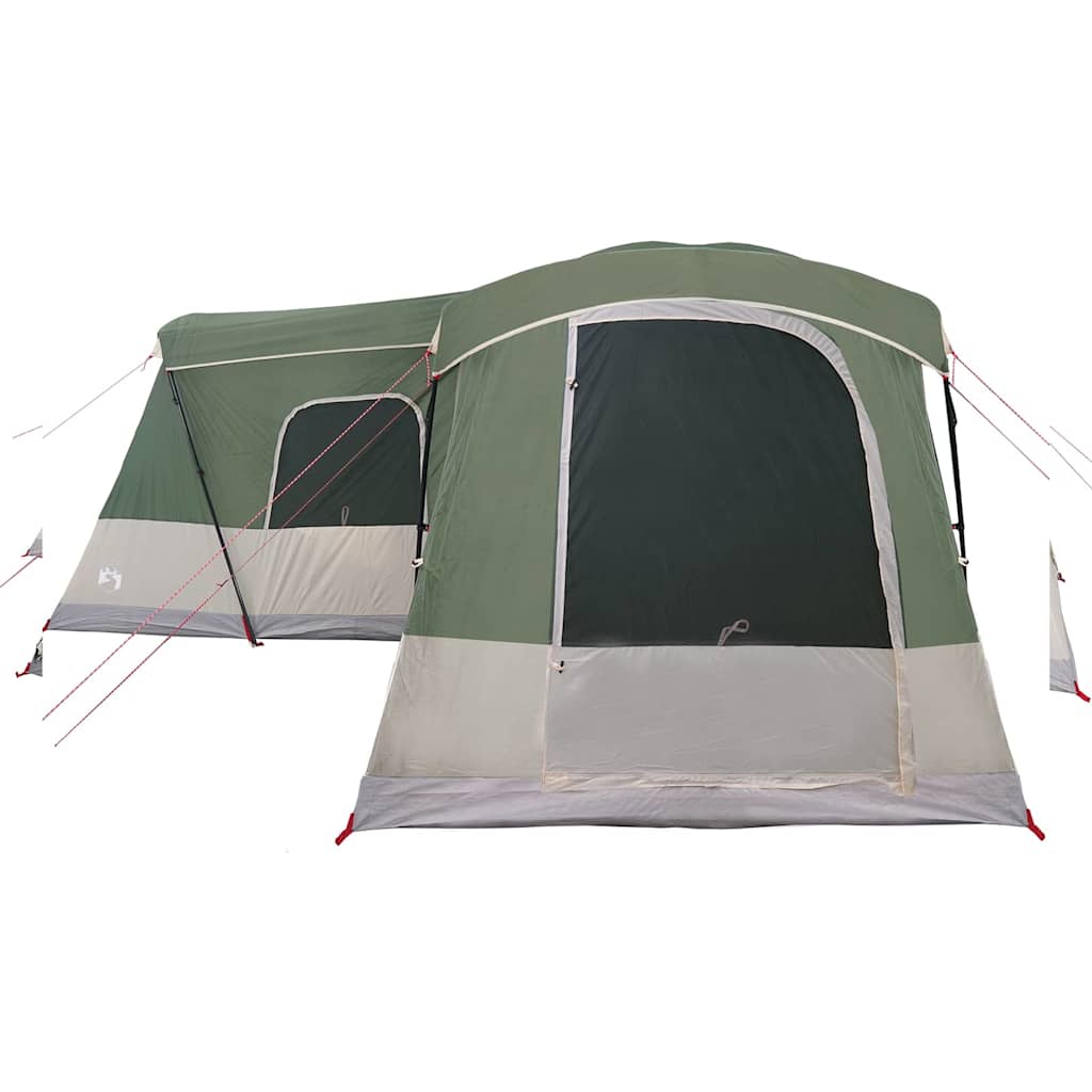 Tent 16-Person with Roof with Storage Green 680 x 510 x 210 cm