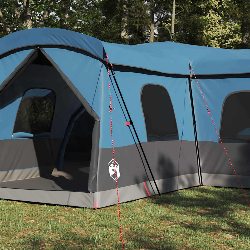 Tent 16-Person with Roof with Storage Blue 680 x 510 x 210 cm