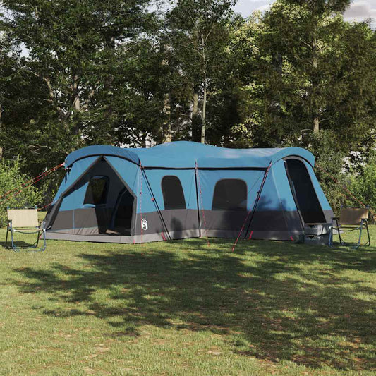 Tent 16-Person with Roof with Storage Blue 680 x 510 x 210 cm