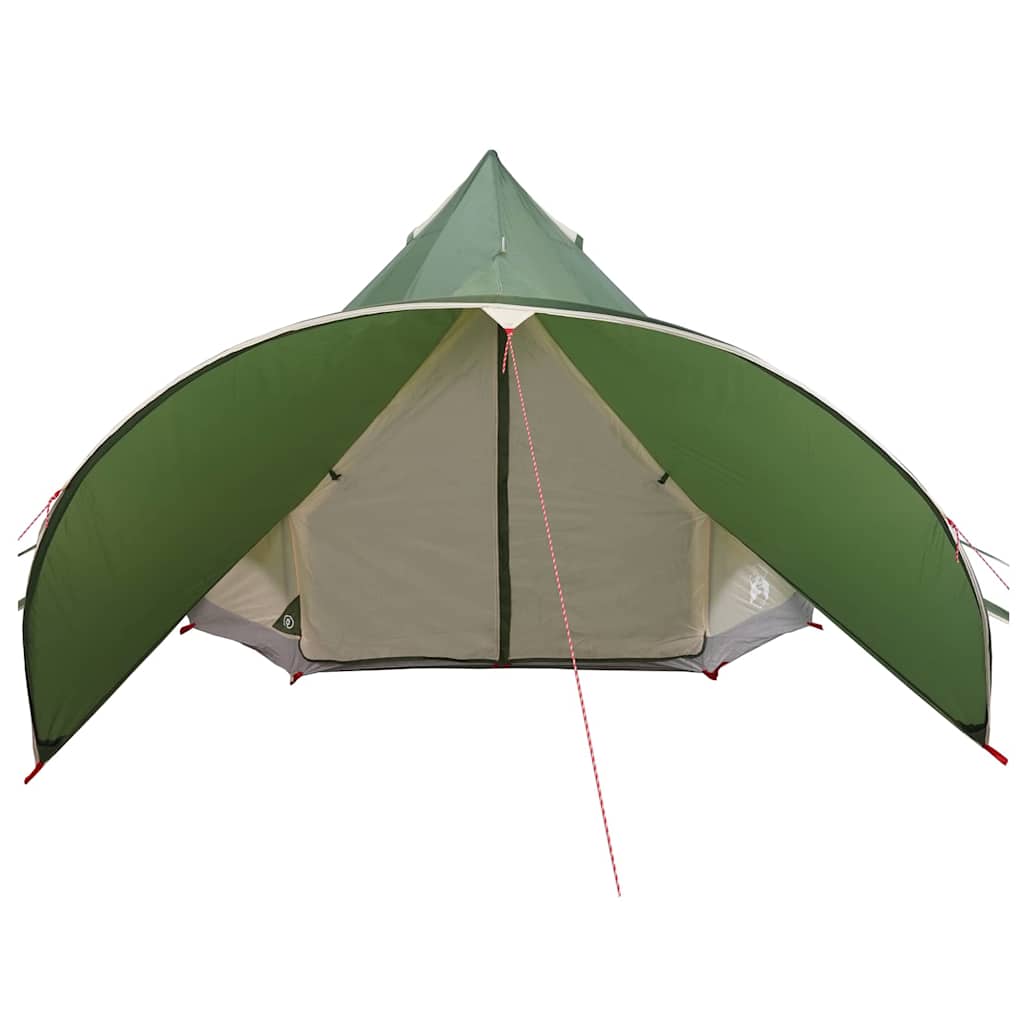 Teepee Tent 3-Person Green and Grey 312 x 312 x 197 cm