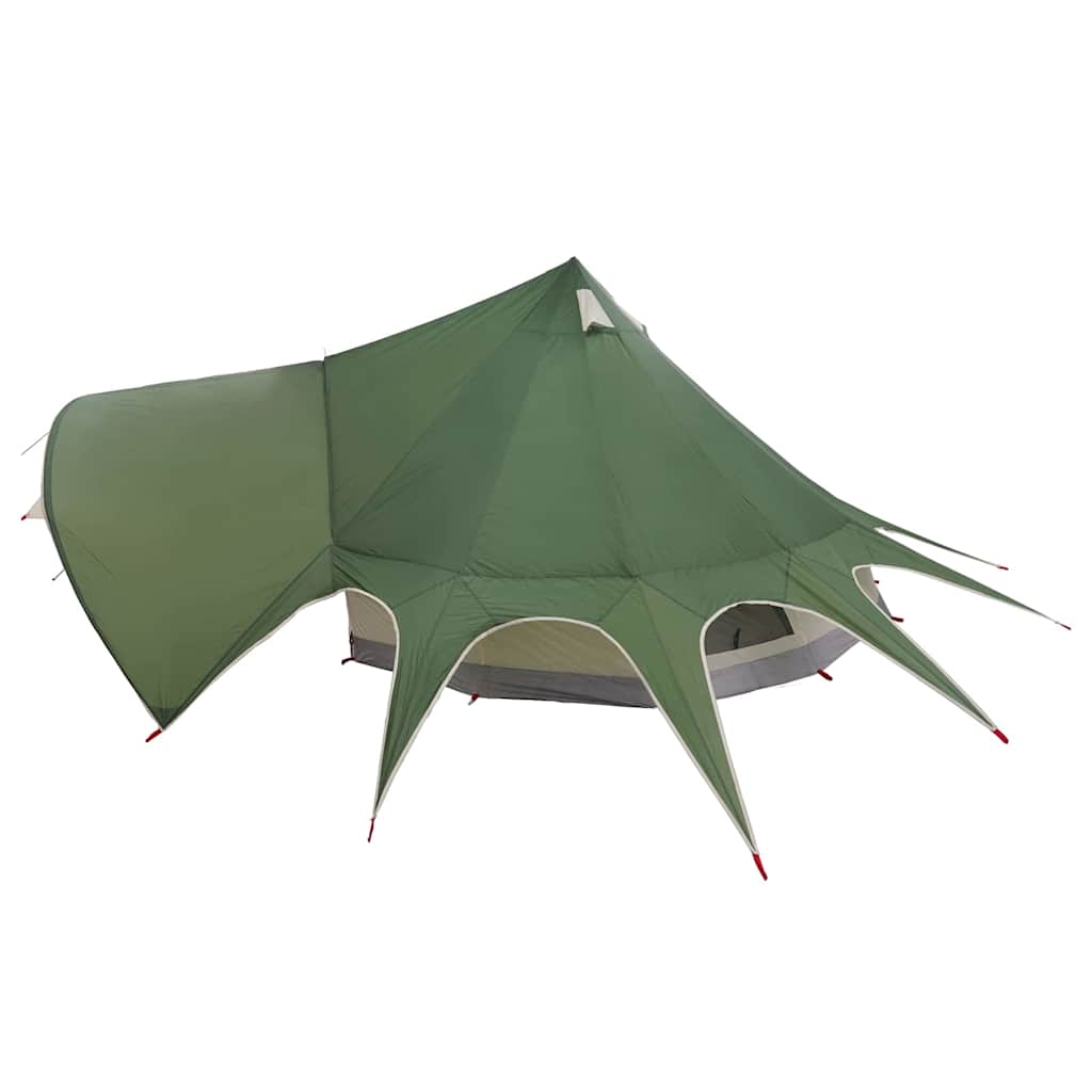 Teepee Tent 3-Person Green and Grey 312 x 312 x 197 cm
