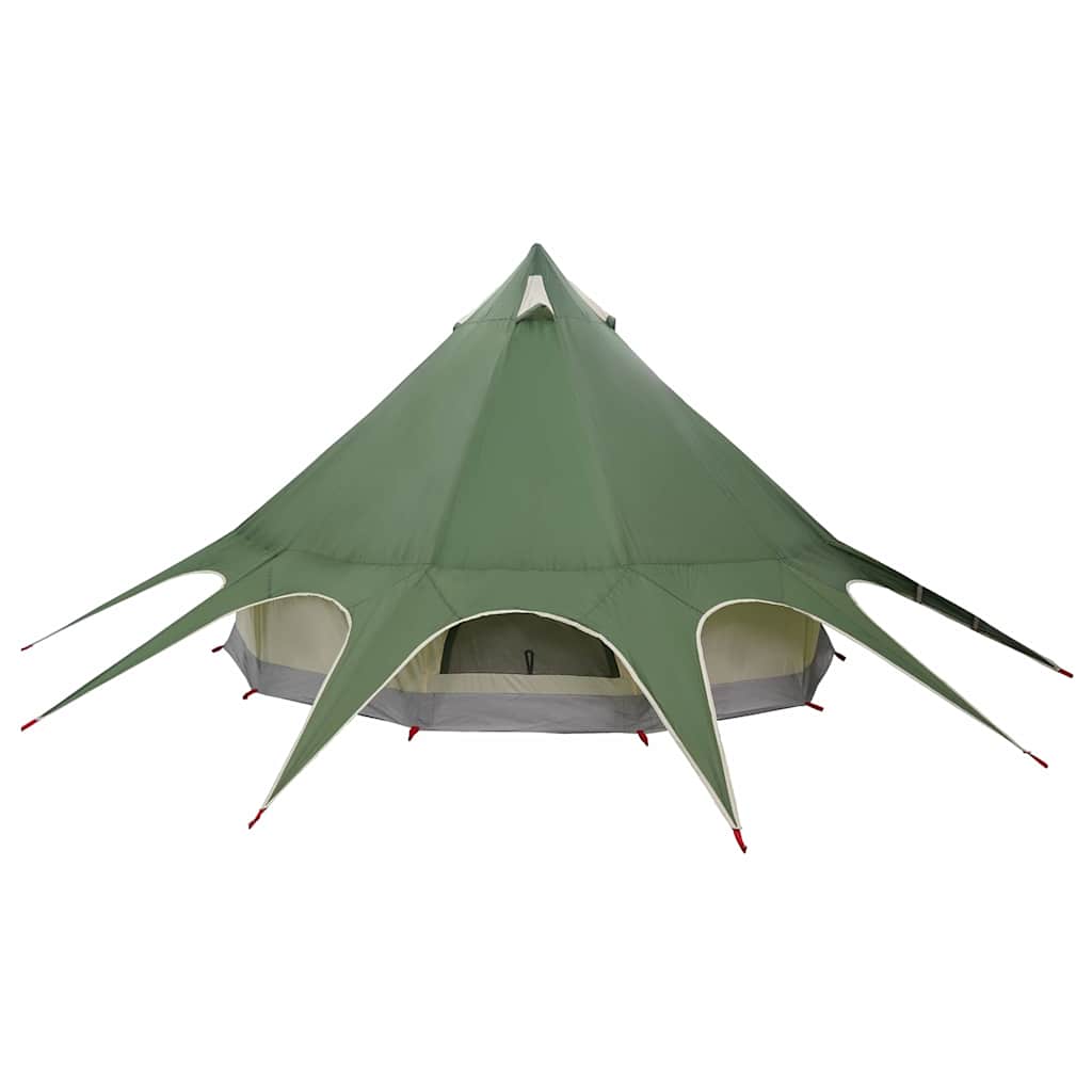 Teepee Tent 5-Person Green and Grey 415 x 415 x 247 cm