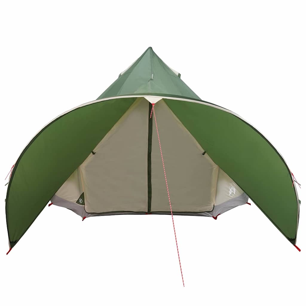 Teepee Tent 5-Person Green and Grey 415 x 415 x 247 cm