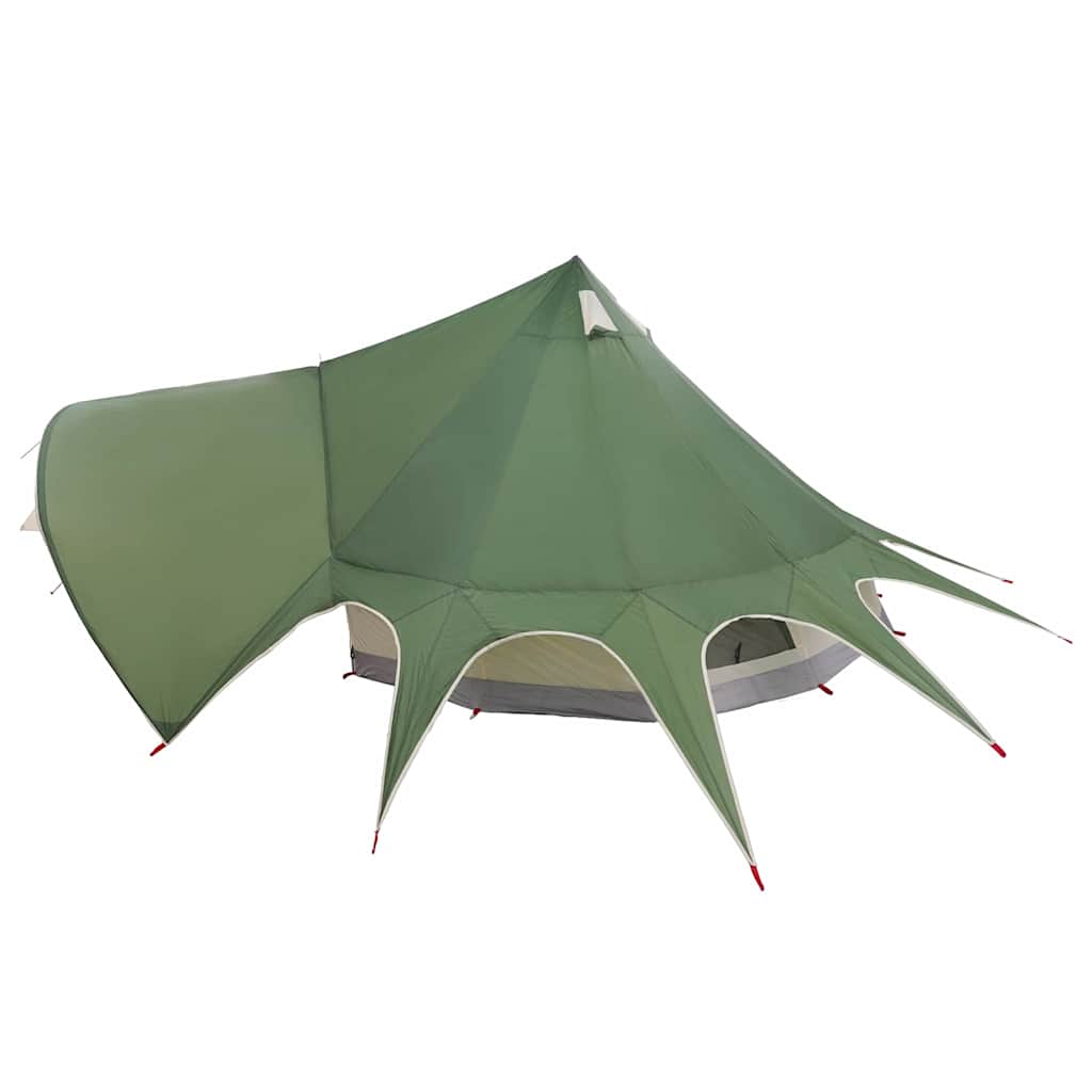 Teepee Tent 5-Person Green and Grey 415 x 415 x 247 cm
