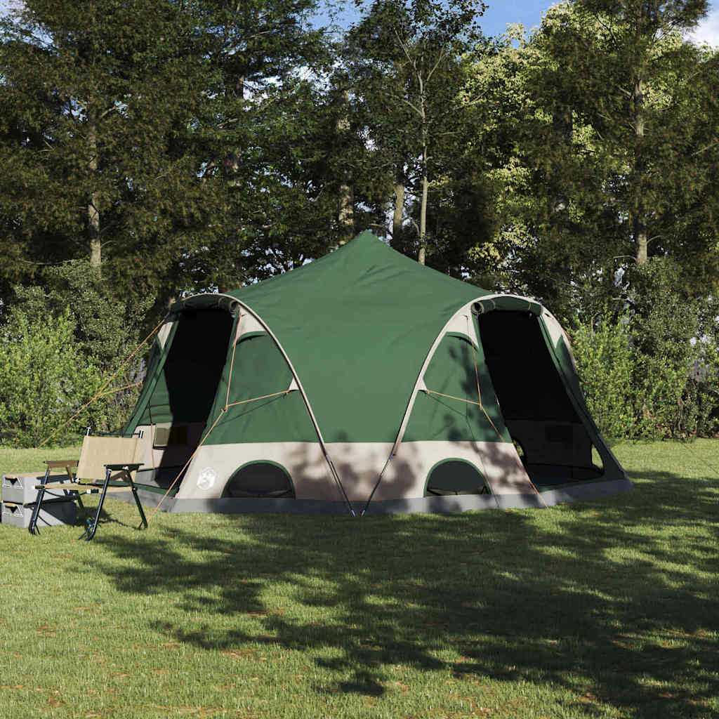 Dome Tent 4-Person with Roof Green 505 x 450 x 248 cm