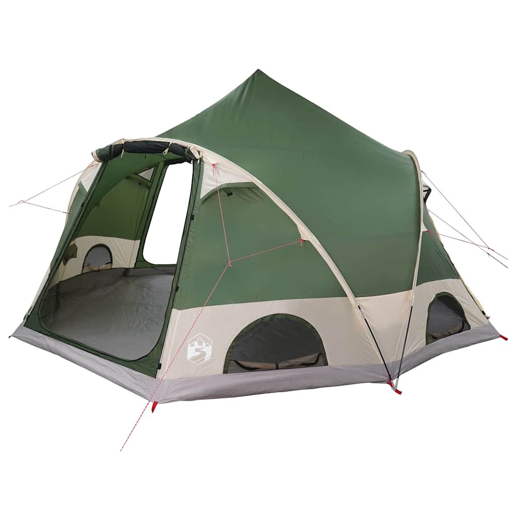 Dome Tent 4-Person with Roof Green 505 x 450 x 248 cm