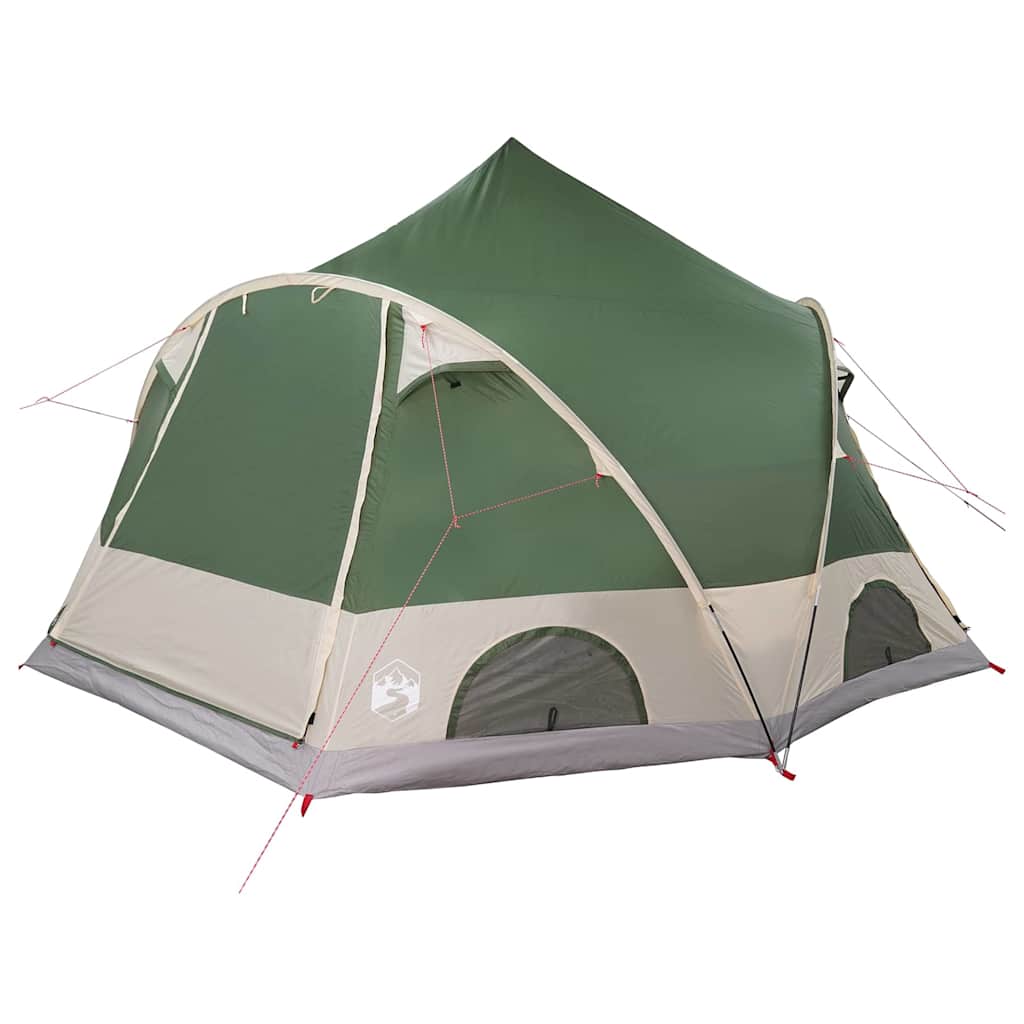 Dome Tent 4-Person with Roof Green 505 x 450 x 248 cm