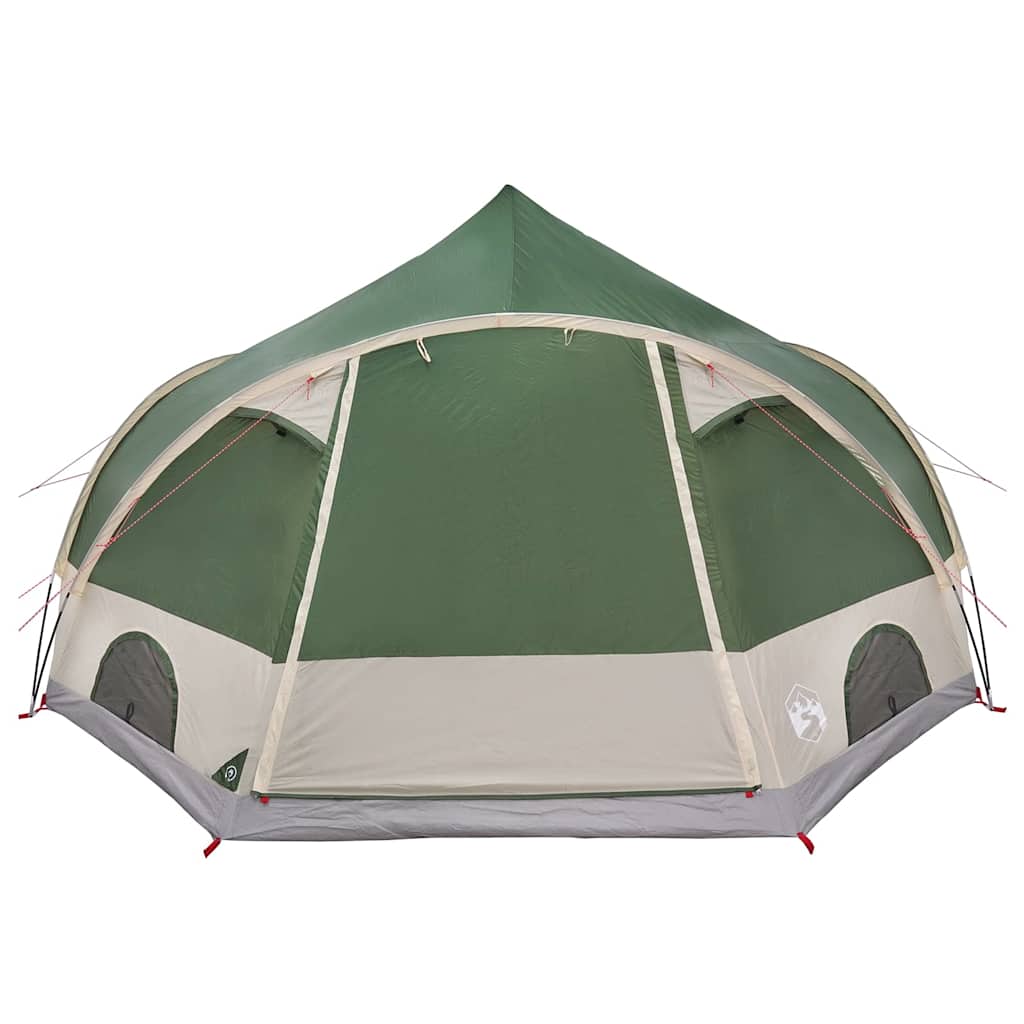 Dome Tent 4-Person with Roof Green 505 x 450 x 248 cm