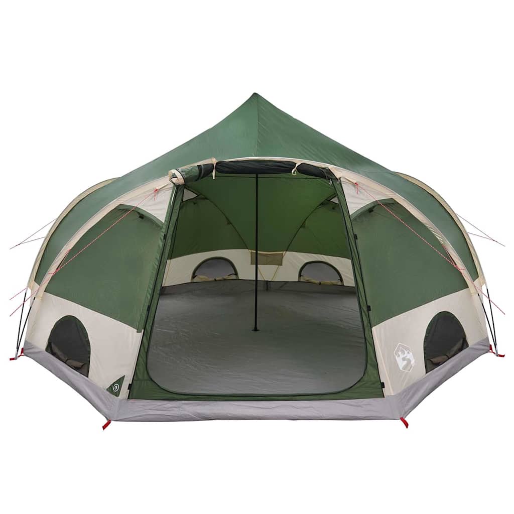 Dome Tent 4-Person with Roof Green 505 x 450 x 248 cm
