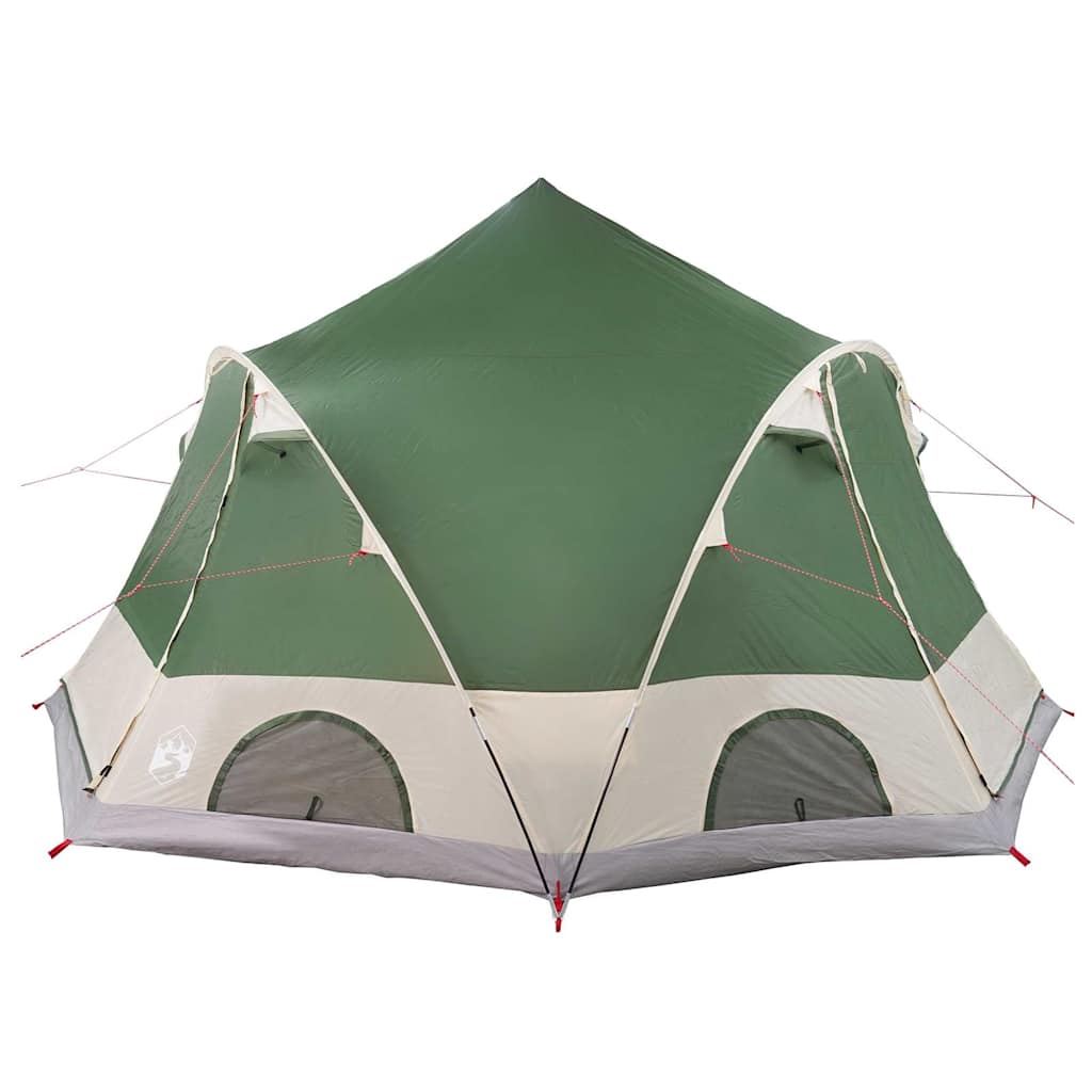 Dome Tent 4-Person with Roof Green 505 x 450 x 248 cm