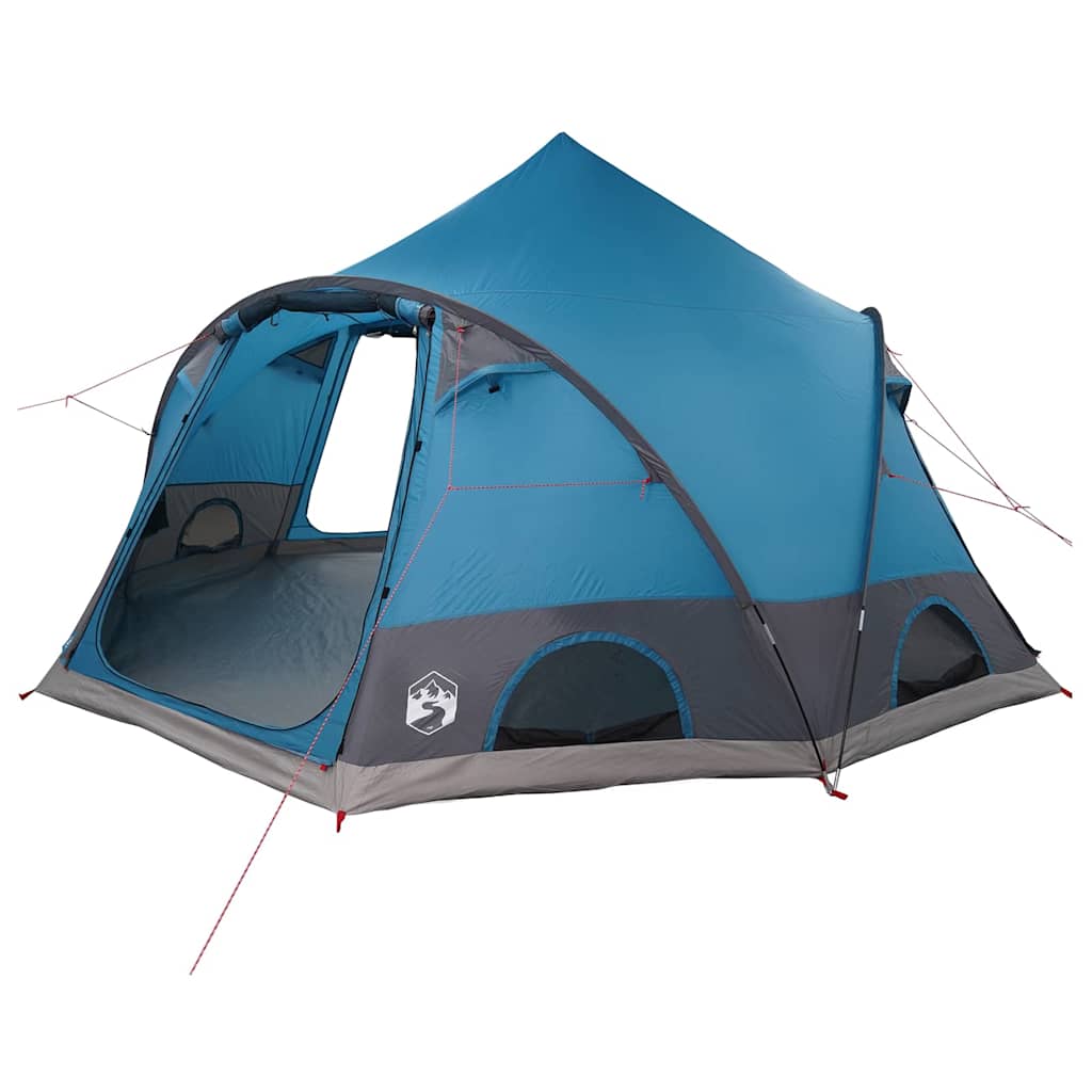 Dome Tent 4-Person with Roof Blue 505 x 450 x 248 cm