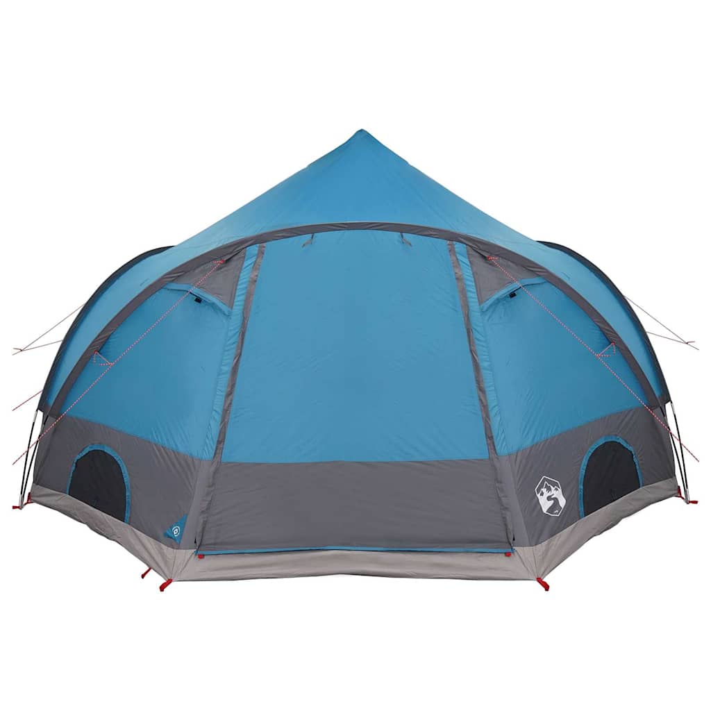 Dome Tent 4-Person with Roof Blue 505 x 450 x 248 cm