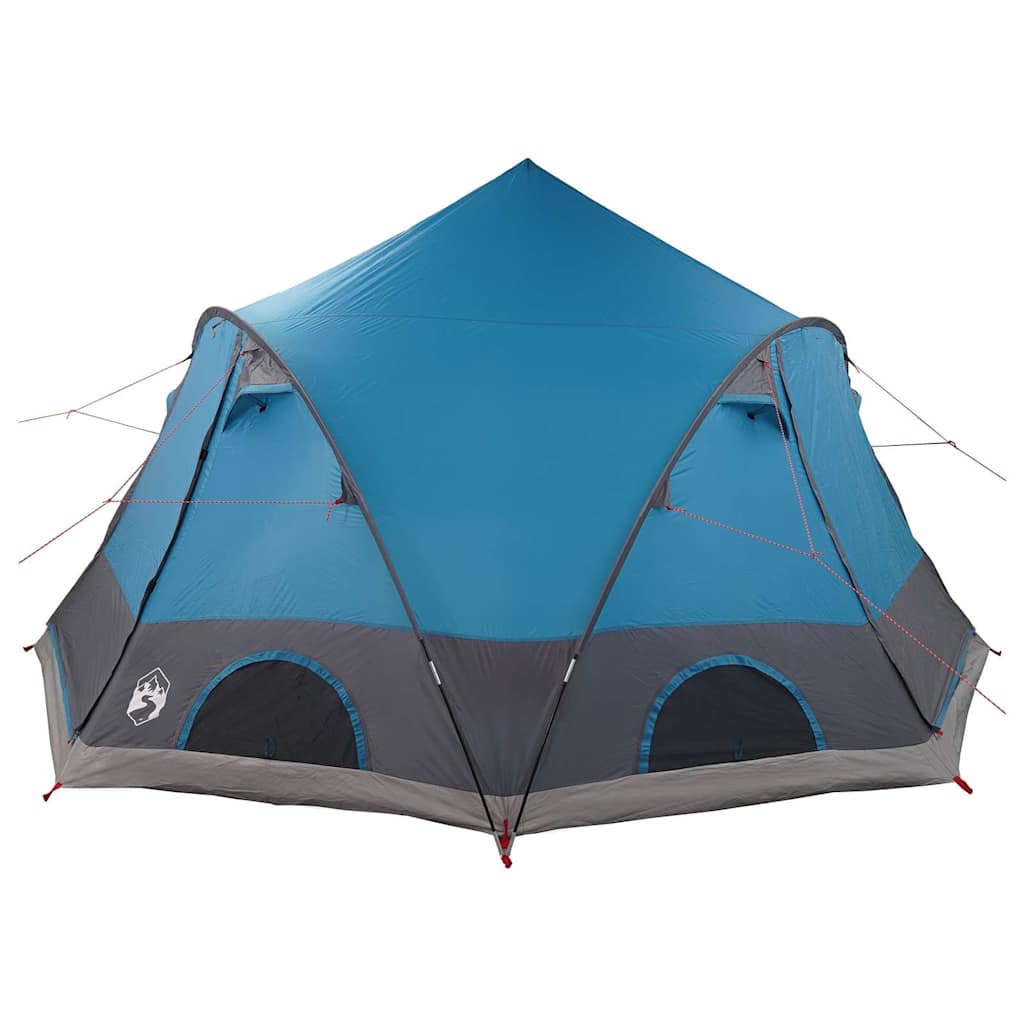 Dome Tent 4-Person with Roof Blue 505 x 450 x 248 cm