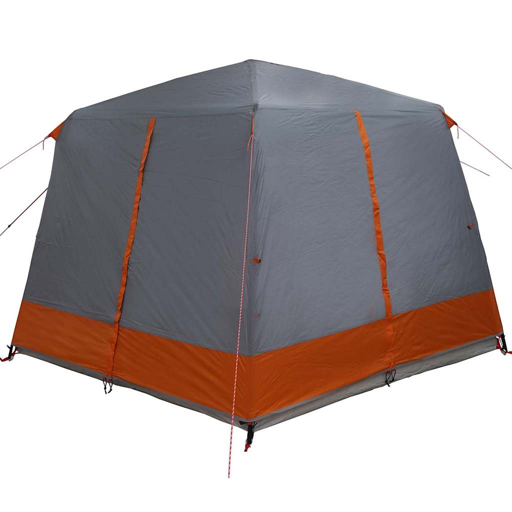 Cabin Tent 5-Person Grey and Orange 333 x 317 x 194 cm