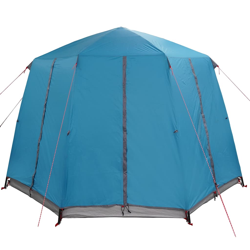 Cabin Tent 3-Person with Roof Blue and Grey 320 x 320 x 203 cm