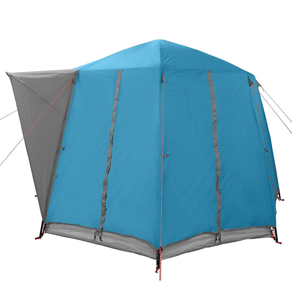 Cabin Tent 3-Person with Roof Blue and Grey 320 x 320 x 203 cm