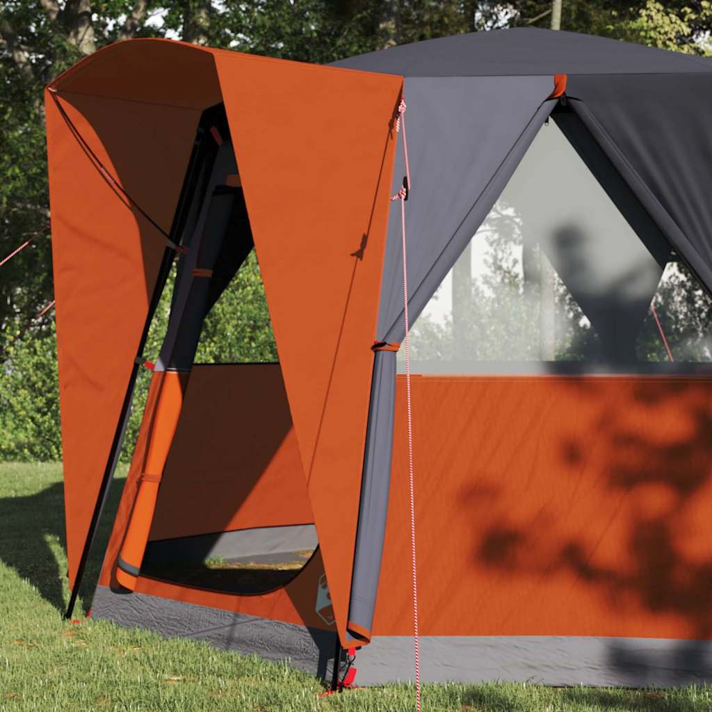 Cabin Tent 3-Person Grey and Orange 320 x 320 x 203 cm