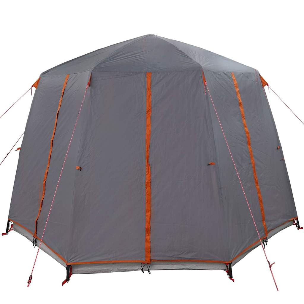 Cabin Tent 3-Person Grey and Orange 320 x 320 x 203 cm
