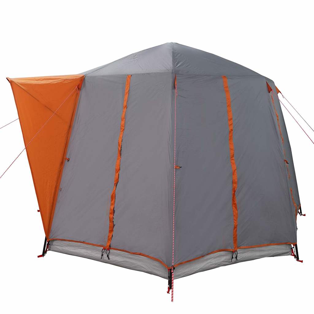 Cabin Tent 3-Person Grey and Orange 320 x 320 x 203 cm