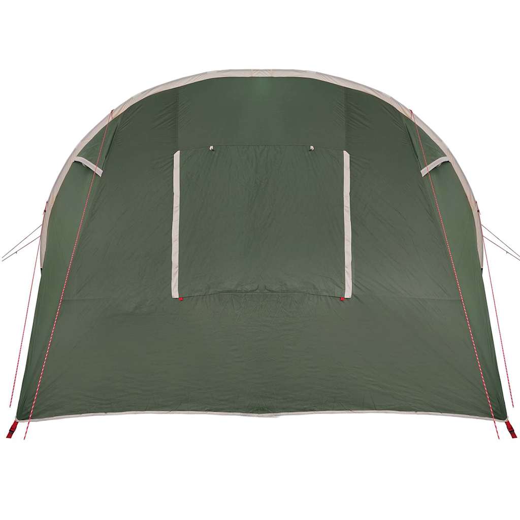 Tunnel Tent 4-Person Green and White 740 x 370 x 220 cm