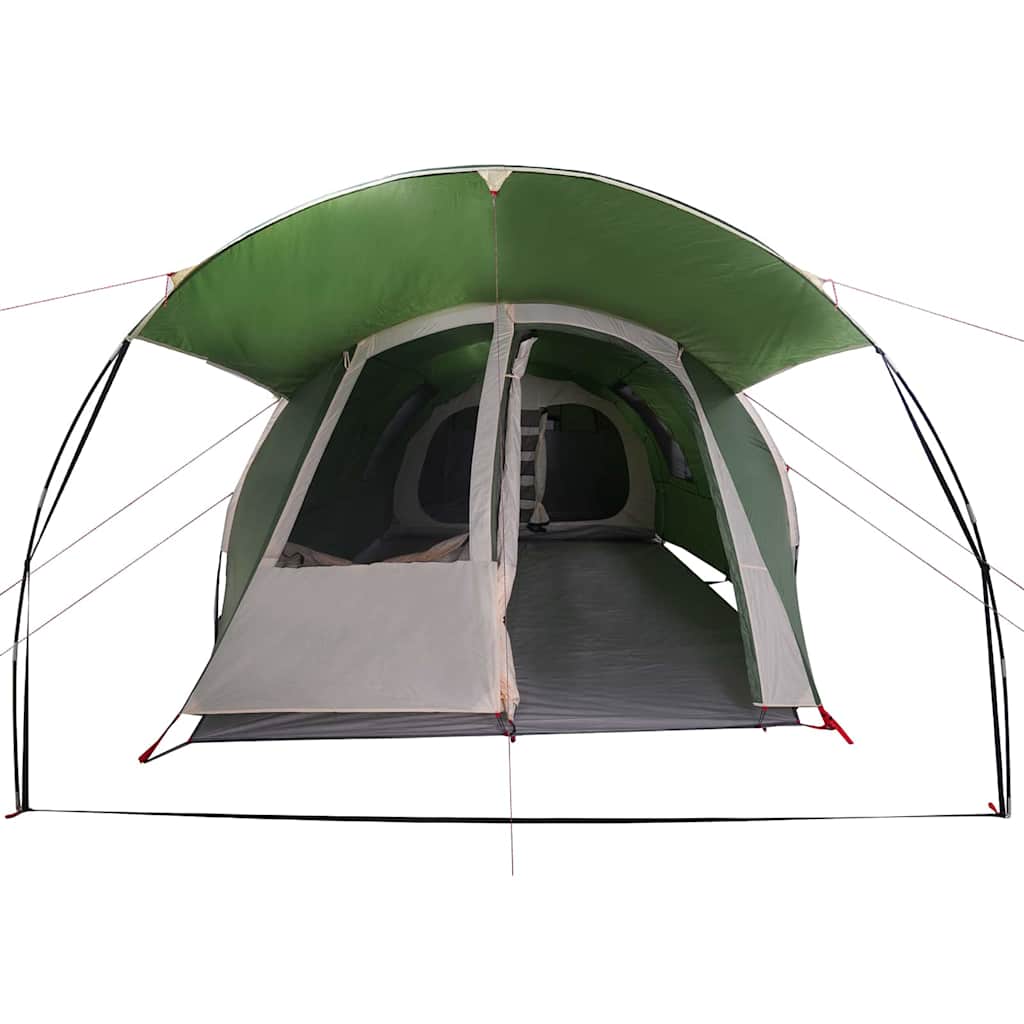 Tunnel Tent 4-Person Green and White 740 x 370 x 220 cm