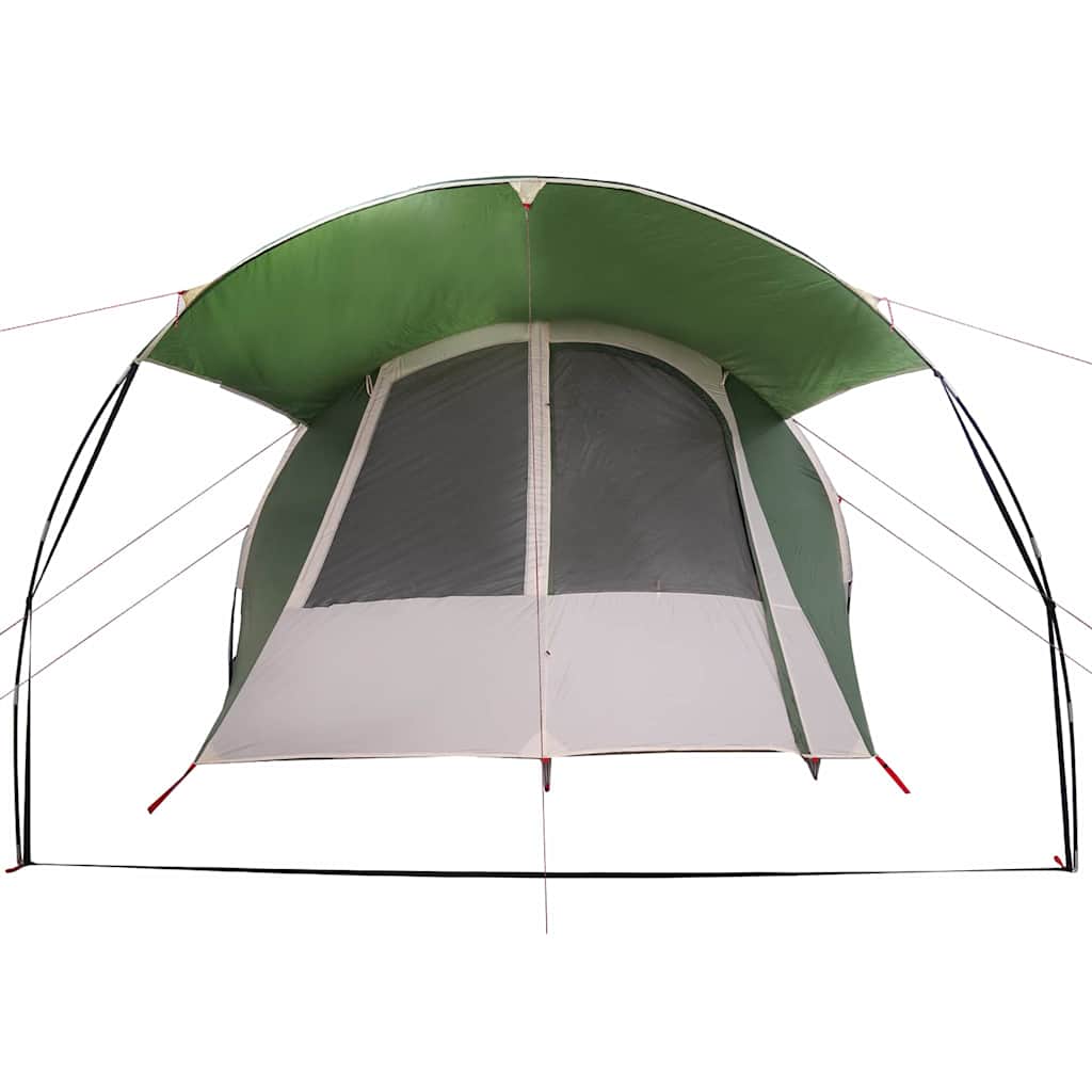 Tunnel Tent 4-Person Green and White 740 x 370 x 220 cm