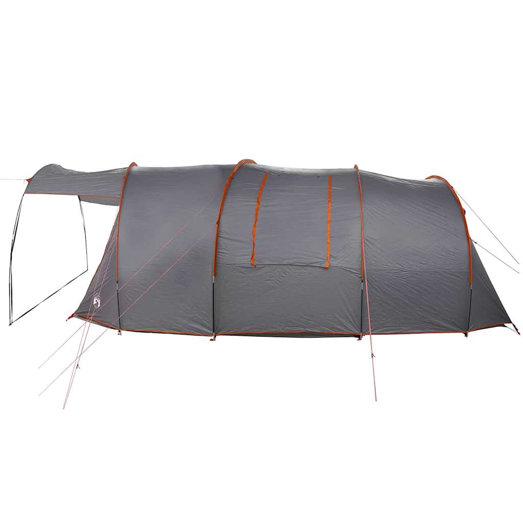 Tunnel Tent 4-Person Grey and Orange 740 x 370 x 220 cm