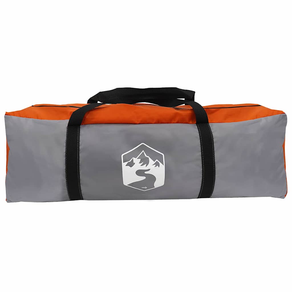 Tunnel Tent 5-Person Grey and Orange 805 x 405 x 211 cm