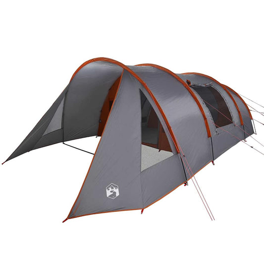Tunnel Tent 5-Person 5-Person Grey and Orange