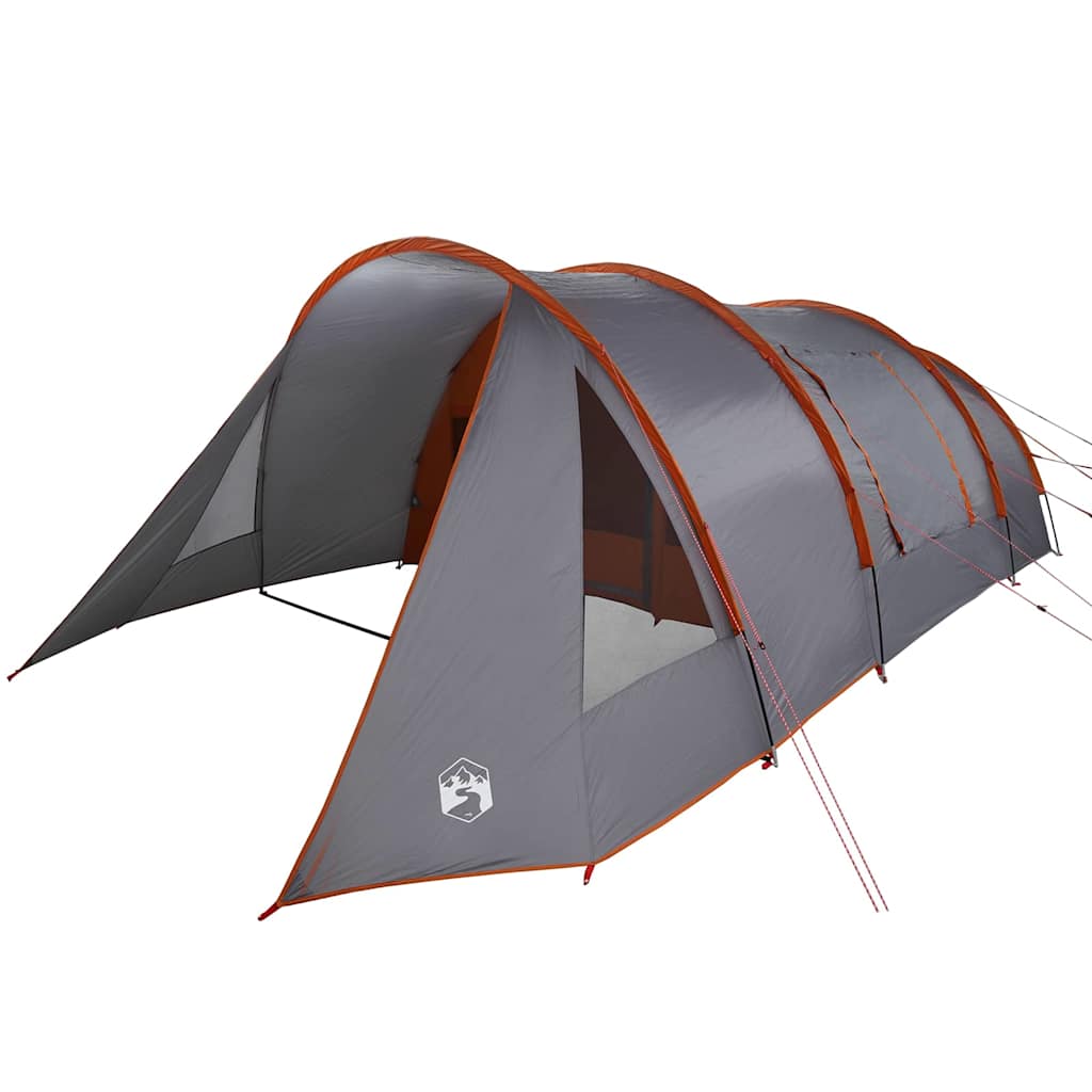 Tunnel Tent 5-Person Grey and Orange 805 x 405 x 211 cm