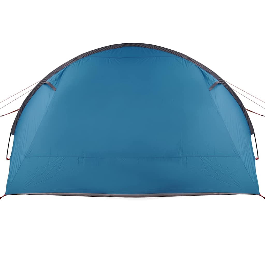 Tunnel Tent 6-Person with Roof Blue and Grey 890 x 470 x 220 cm