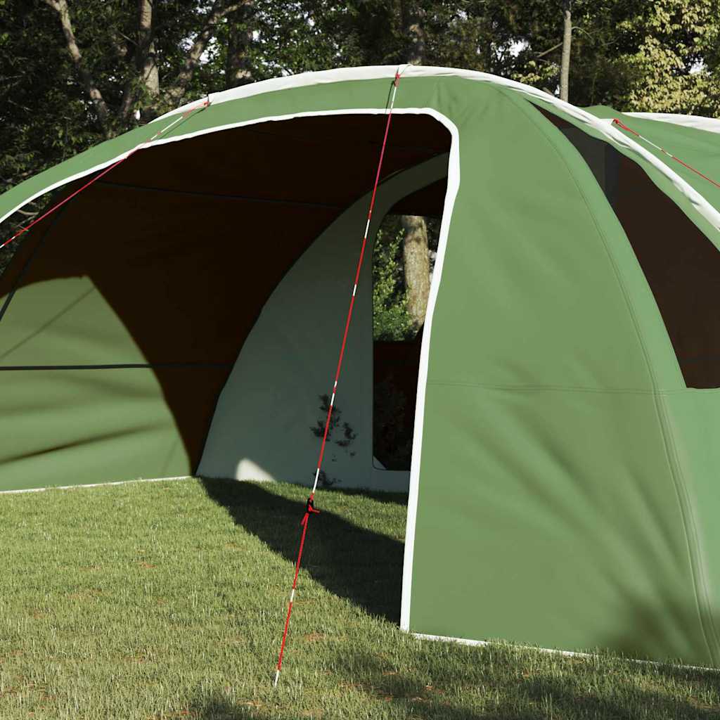 Tunnel Tent 6-Person Green and White 700 x 590 x 215 cm