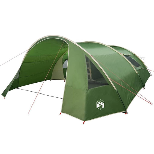 Tunnel Tent 6-Person 6-Person Green and White