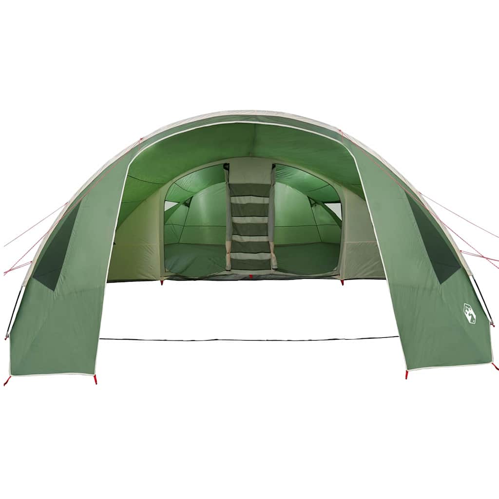 Tunnel Tent 6-Person Green and White 700 x 590 x 215 cm