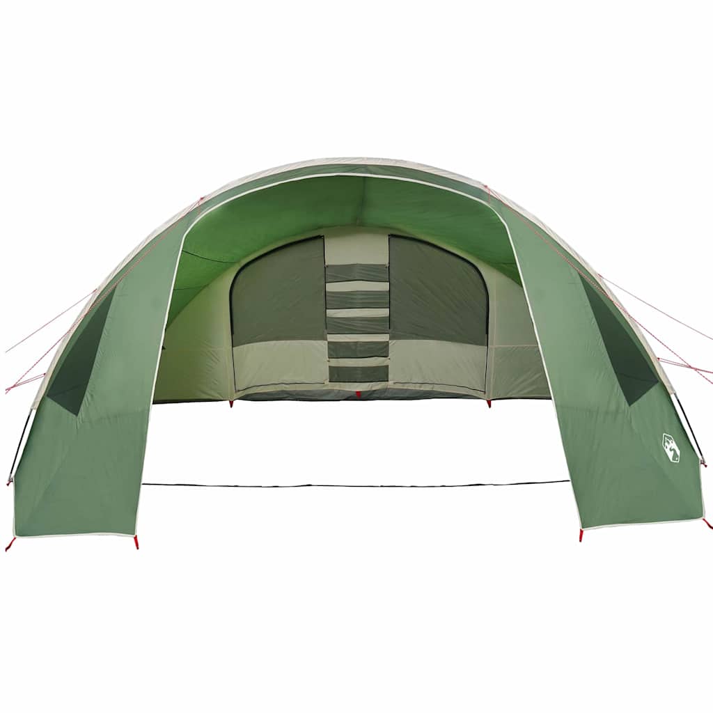 Tunnel Tent 6-Person Green and White 700 x 590 x 215 cm