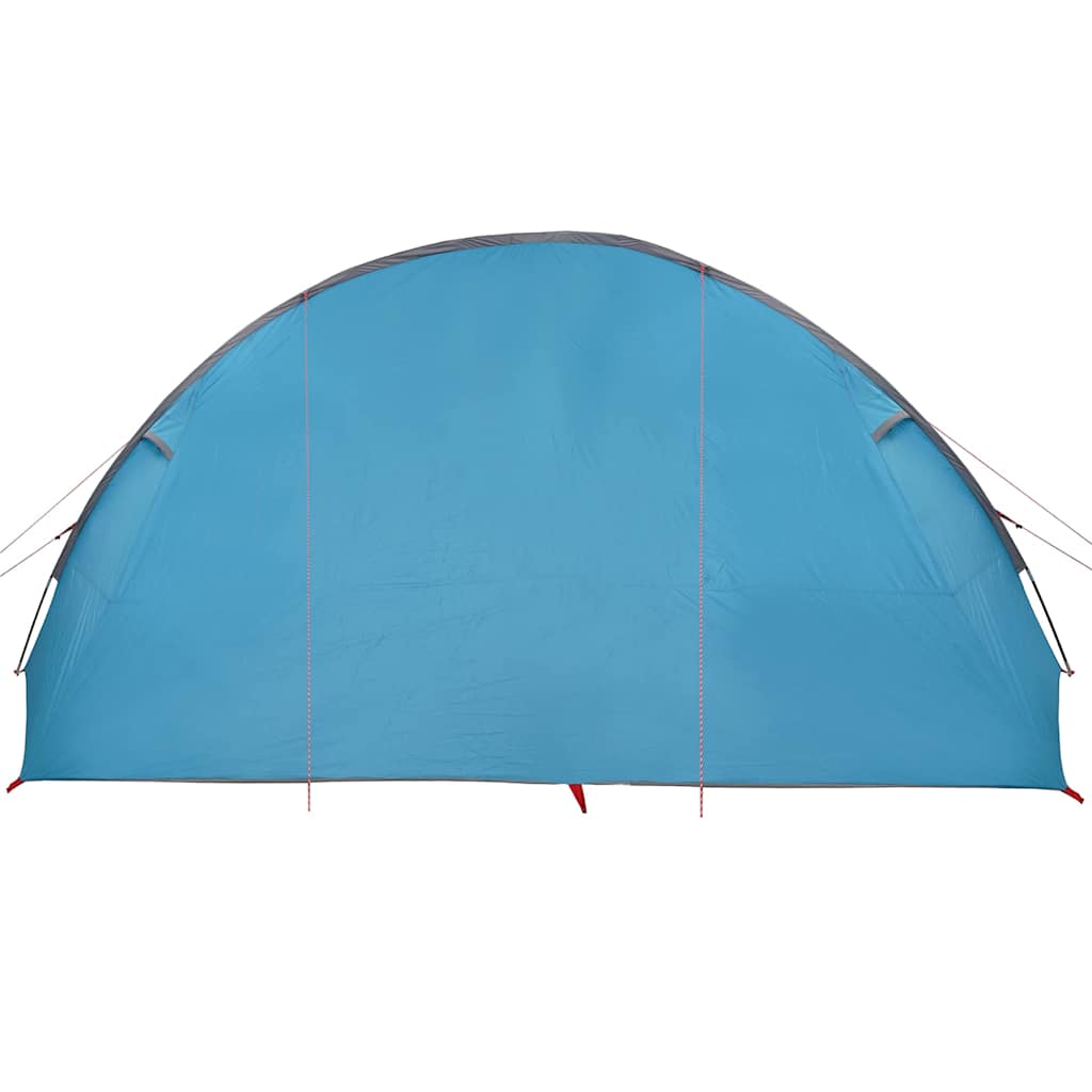 Tunnel Tent 6-Person with Roof Blue and Grey 700 x 590 x 215 cm