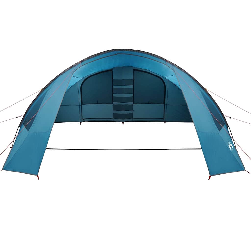 Tunnel Tent 6-Person with Roof Blue and Grey 700 x 590 x 215 cm