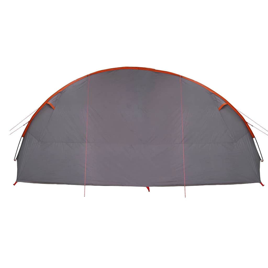 Tunnel Tent 6-Person Grey and Orange 700 x 590 x 215 cm