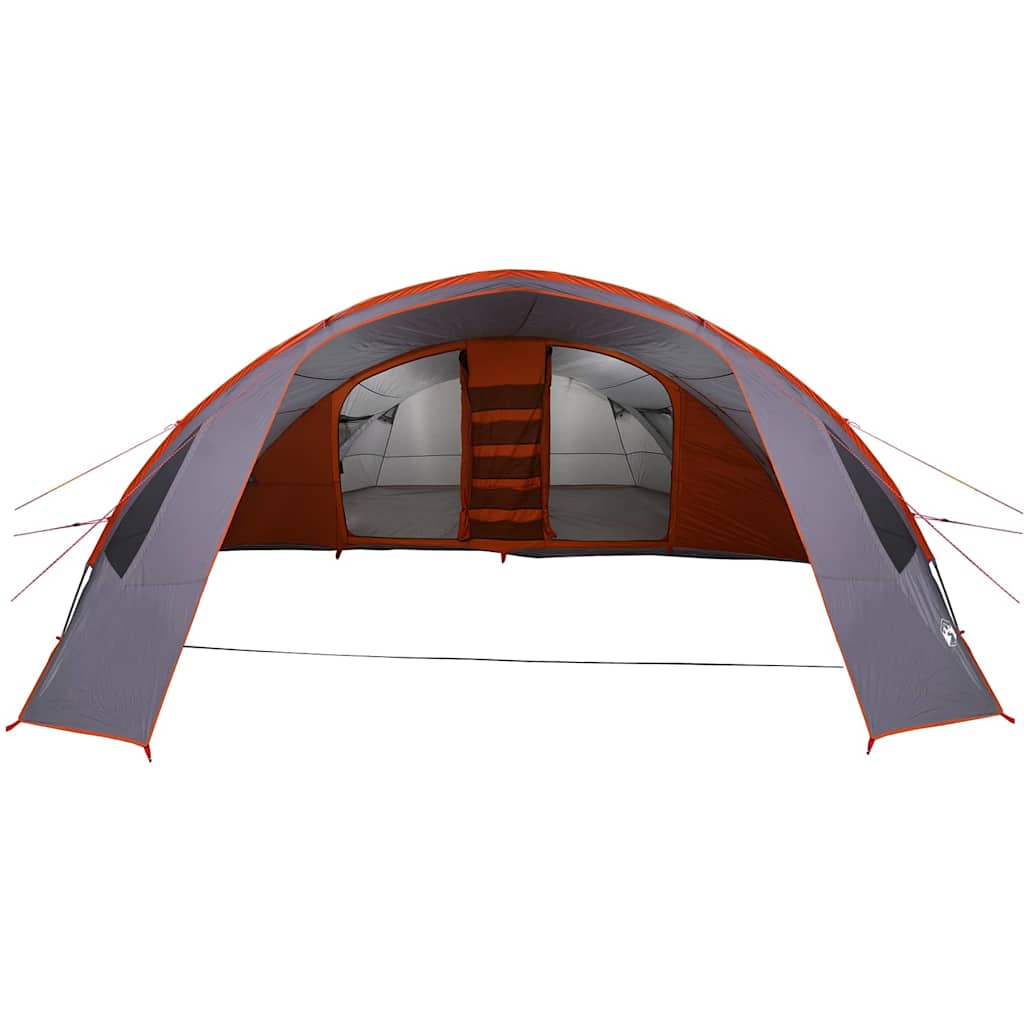 Tunnel Tent 6-Person Grey and Orange 700 x 590 x 215 cm