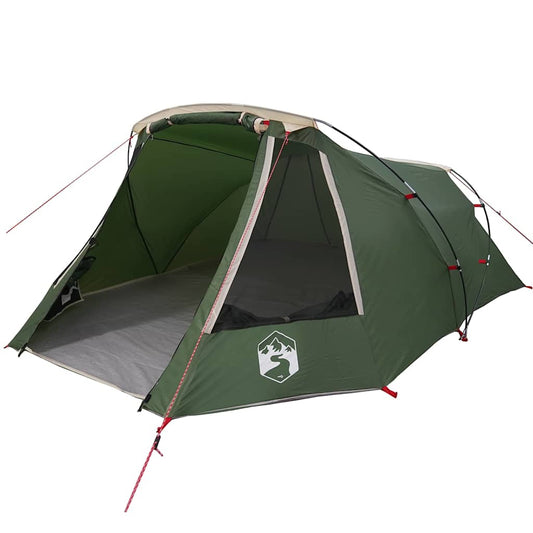 Tunnel Tent 3-Person 3-Person Green and White