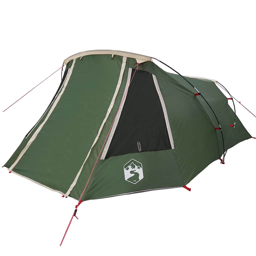Tunnel Tent 3-Person Green and White 328 x 228 x 115 cm