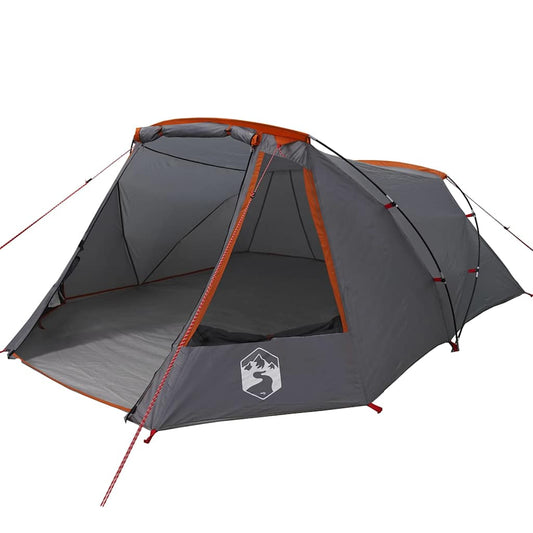Tunnel Tent 3-Person 3-Person Grey and Orange