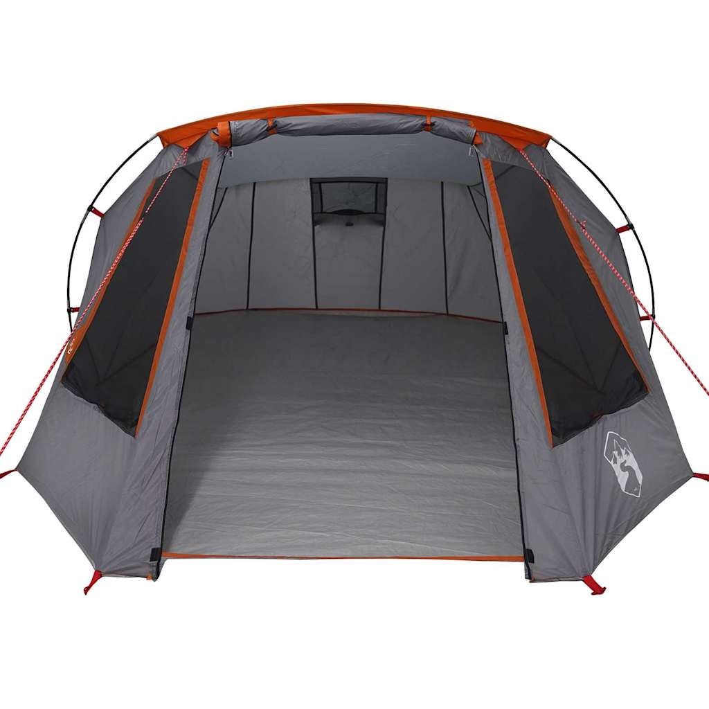Tunnel Tent 3-Person Grey and Orange 328 x 228 x 115 cm