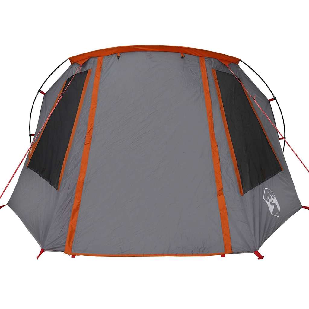Tunnel Tent 3-Person Grey and Orange 328 x 228 x 115 cm