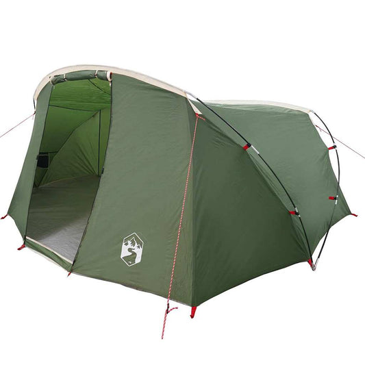 Tunnel Tent 4-Person 4-Person Green and White