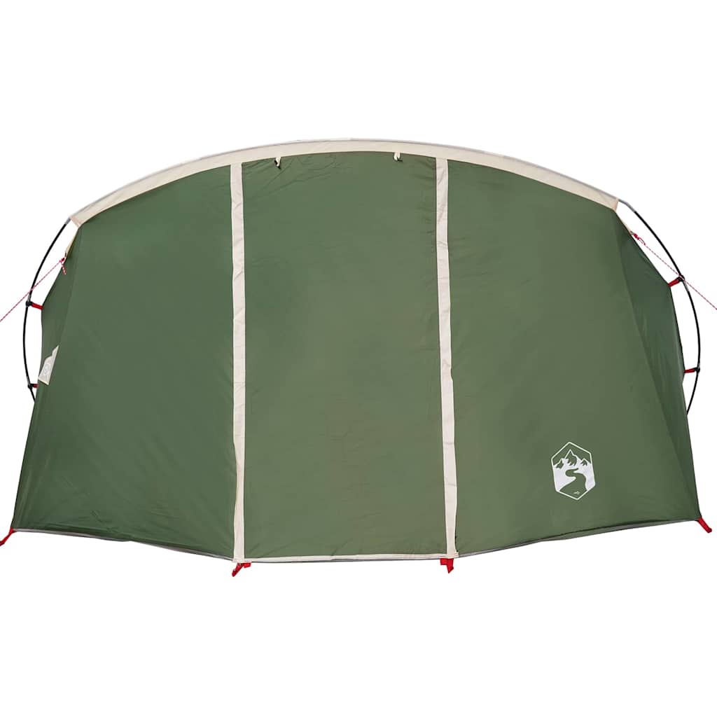 Tunnel Tent 4-Person Green and White 318 x 275 x 140 cm