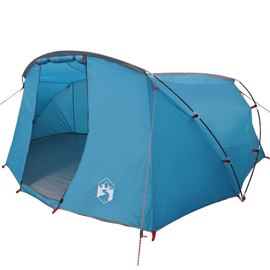 Tunnel Tent 4-Person 4-Person Blue and Grey