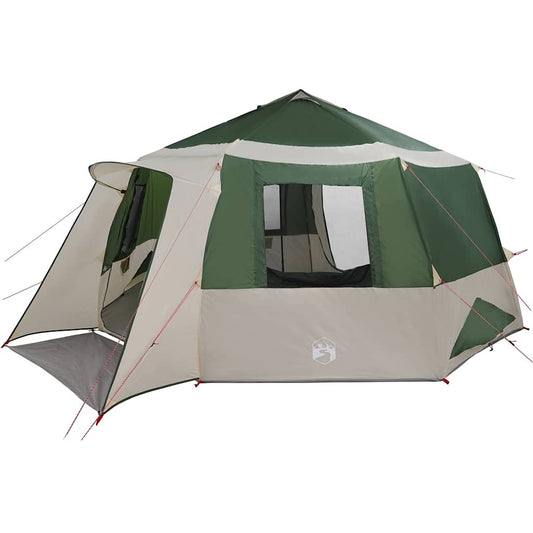 Cabin Tent 12-Person 12-Person Green and Grey