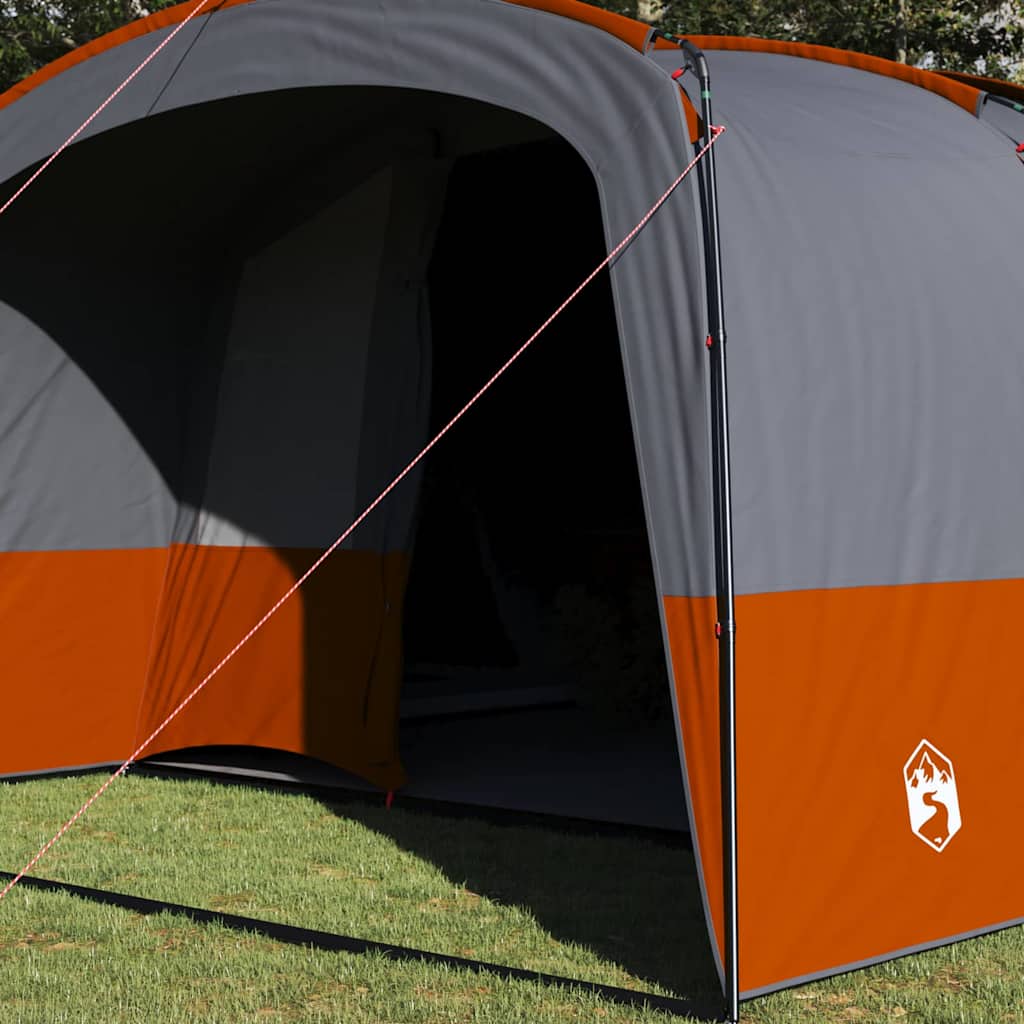 Family Tent 12-Person Grey and Orange 760 x 645 x 230 cm