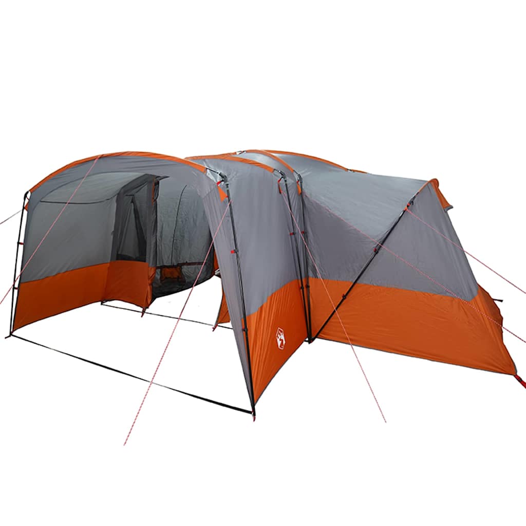 Family Tent 12-Person Grey and Orange 760 x 645 x 230 cm